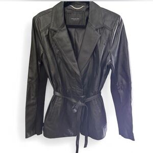 Marc New York Black Leather Jacket
